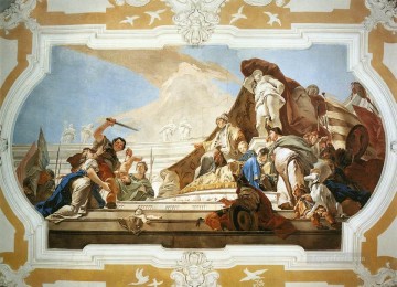 パトリアルカーレ宮殿 ソロモン・ジョヴァンニ・バティスタ・ティエポロの判決 Oil Paintings